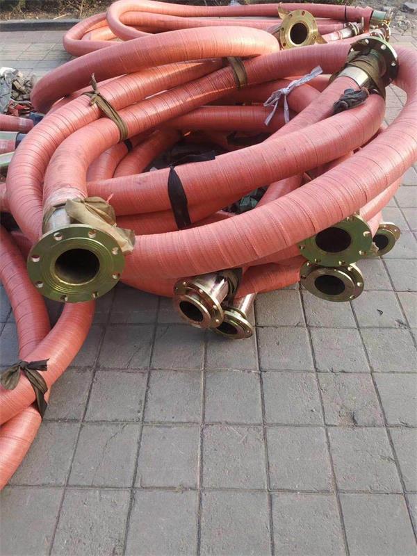 Flange type high pressure hose assembly